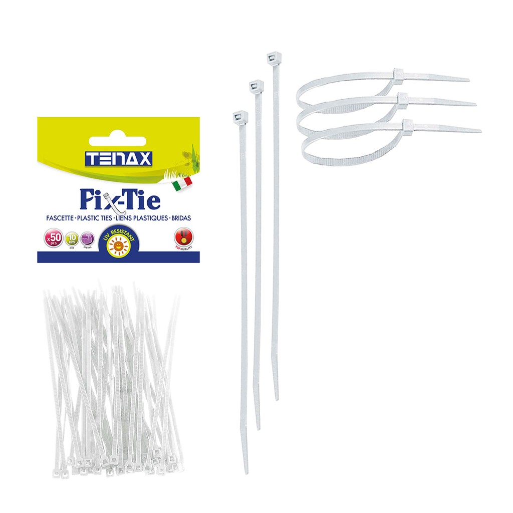 FASCETTA FIX TIE BIANCO 200X4,8 PZ.50